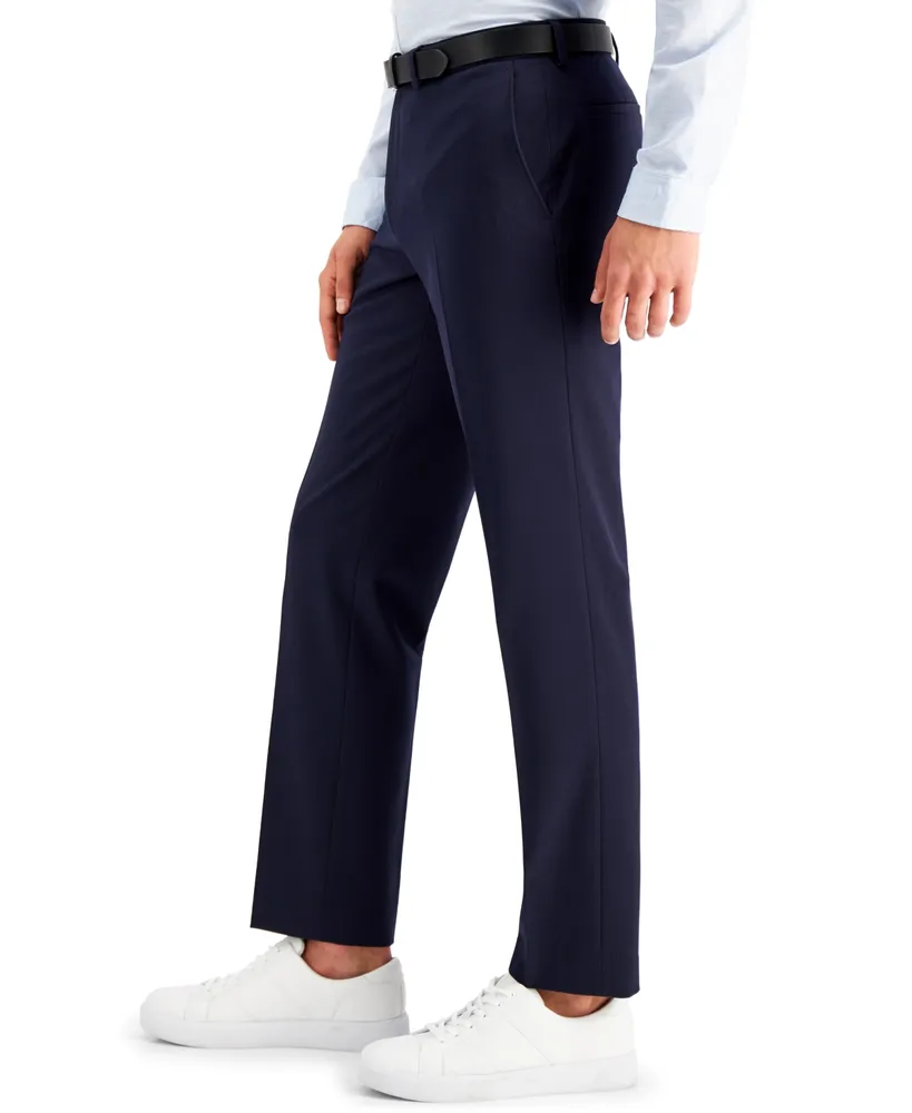 I.n.c. International Concepts Men's Slim-Fit Navy Solid Suit Pants, Created for Macy's