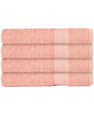 Sunham Soft Spun Cotton 4-Pc. Bath Towel Set