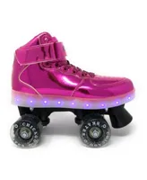 Chicago Pulse Led Light Up Quad Roller Skates Pink