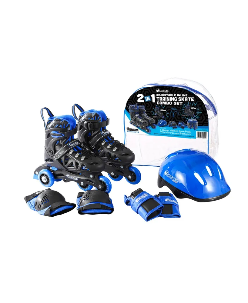 Chicago Adjustable Inline Training Skate 8pc Combo Set