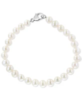 Effy 3-Pc. Set Cultured Freshwater Pearl (6-1/2 mm) Collar Necklace, Bracelet, & Stud Earrings.