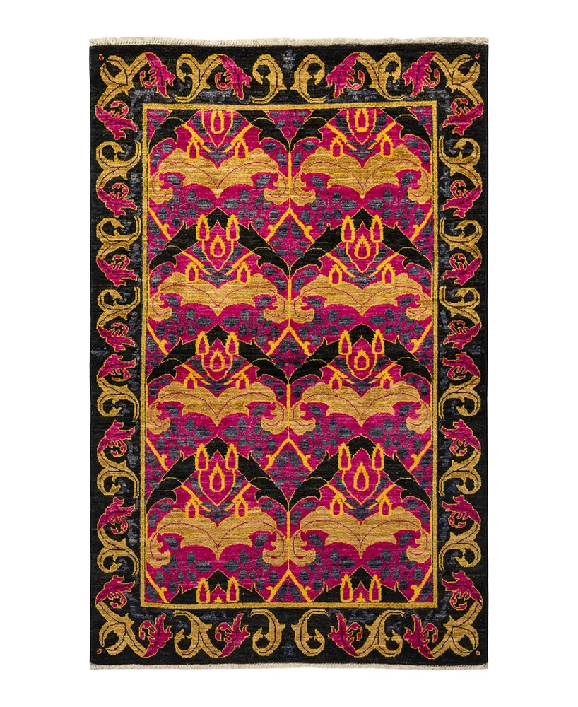 Adorn Hand Woven Rugs Arts and Crafts M1655 3'10" x 6' Area Rug