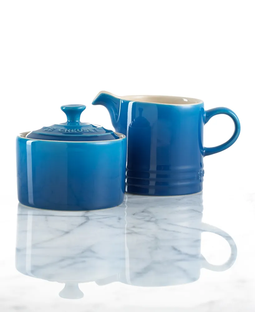 Le Creuset Enameled Signature Stoneware Cream and Sugar Set