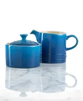 Le Creuset Enameled Signature Stoneware Cream and Sugar Set