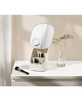 Joseph Joseph Viva Pedestal Mirror with Cosmetic Organizer