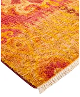 Adorn Hand Woven Rugs Modern M1625 8'1" x 10'2" Area Rug - Gold