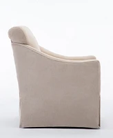 Georgia Skirted Swivel Chair