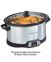 Hamilton Beach 8-Qt. Programmable Countdown Slow Cooker