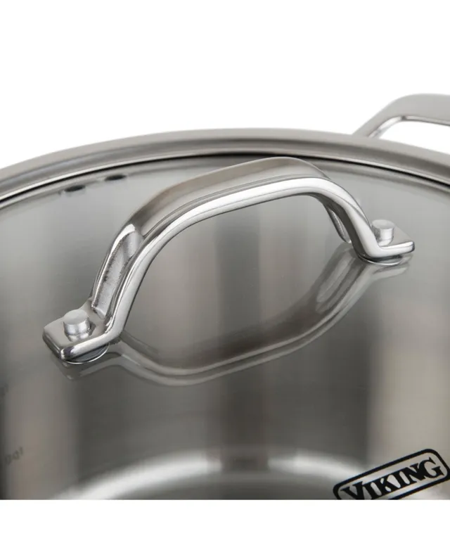 Martha Stewart Castelle 3.5-Quart Stainless Steel Sauce Pan