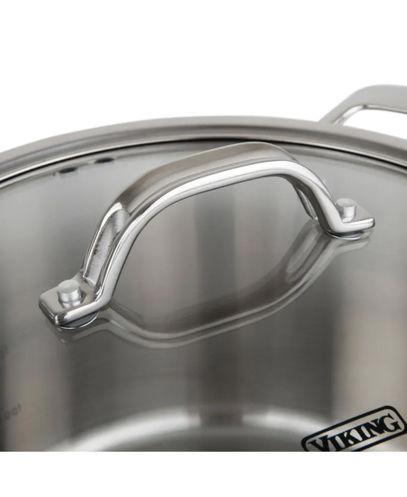 Viking Contemporary 3-Ply, 3.4-Quart Stainless Steel Sauce Pan