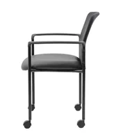 Boss Office Products Mesh Guest Chair with Casters