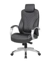 Boss Office Products Executive Hinged Arm Chair