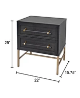 Hopper Studio Sophia 2 Drawer Nightstand