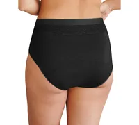 Bali Women's Light Leak Protection Hi-Cut Brief Period Underwear DFLLH1