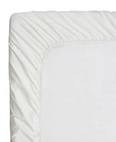 Nautica Solid T180 Cvc Cotton Rich Blend Fitted Sheet