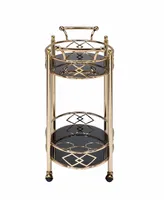 Acme Furniture Ottesen Serving Cart - Gold