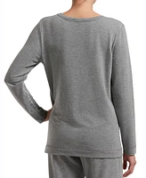 Hue Solid Long Sleeve Lounge T-Shirt