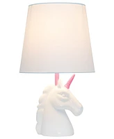 Simple Designs Sparkling Unicorn Table Lamp
