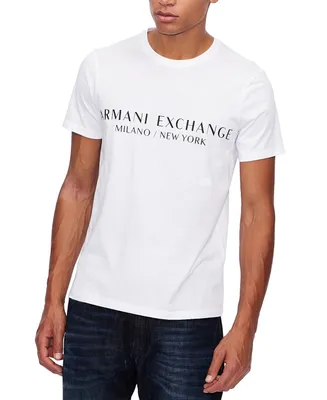 A|X Armani Exchange Men's Milano New York Logo Graphic T-Shirt