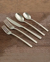 Cambridge Silversmiths Lorenn Satin 20-Piece Flatware Set - Champagne Gold