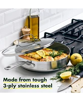 GreenPan Chatham Stainless Ceramic Nonstick 12-Pc. Cookware Set