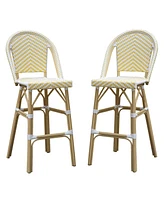 Cousco Patio Bar Chairs, Set of 2