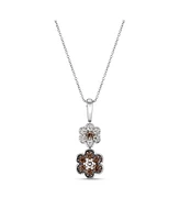 Le Vian Chocolate Diamond & Vanilla Diamonds 18" Pendant Necklace (3/8 ct. t.w.) 14k Rose, Yellow or White Gold