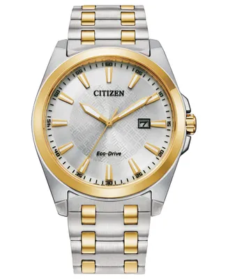 Citizen Eco-Drive Men's Corso Two-Tone Stainless Steel Bracelet Watch 41mm