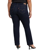 Levi's Trendy Plus 724 High-Rise Straight-Leg Jeans