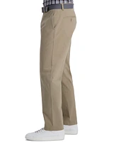 Haggar Men's Straight Fit Soft Chino Premium Dress Pant