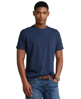 Polo Ralph Lauren Mens Classic Fit Crewneck Pocket T Shirt