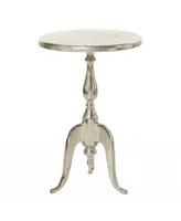 Traditional Accent Table - Silver