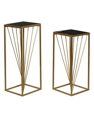 Contemporary Accent Table, Set of 2