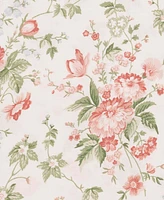Closeout! Laura Ashley 300 Thread Count Cotton Sateen Pillowcase Pair, Standard