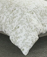 Laura Ashley Lindy Cotton Reversible 2-Pc. Duvet Cover Set, Twin