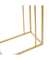 Metal Contemporary Accent Table