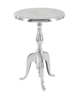 Traditional Accent Table - Silver