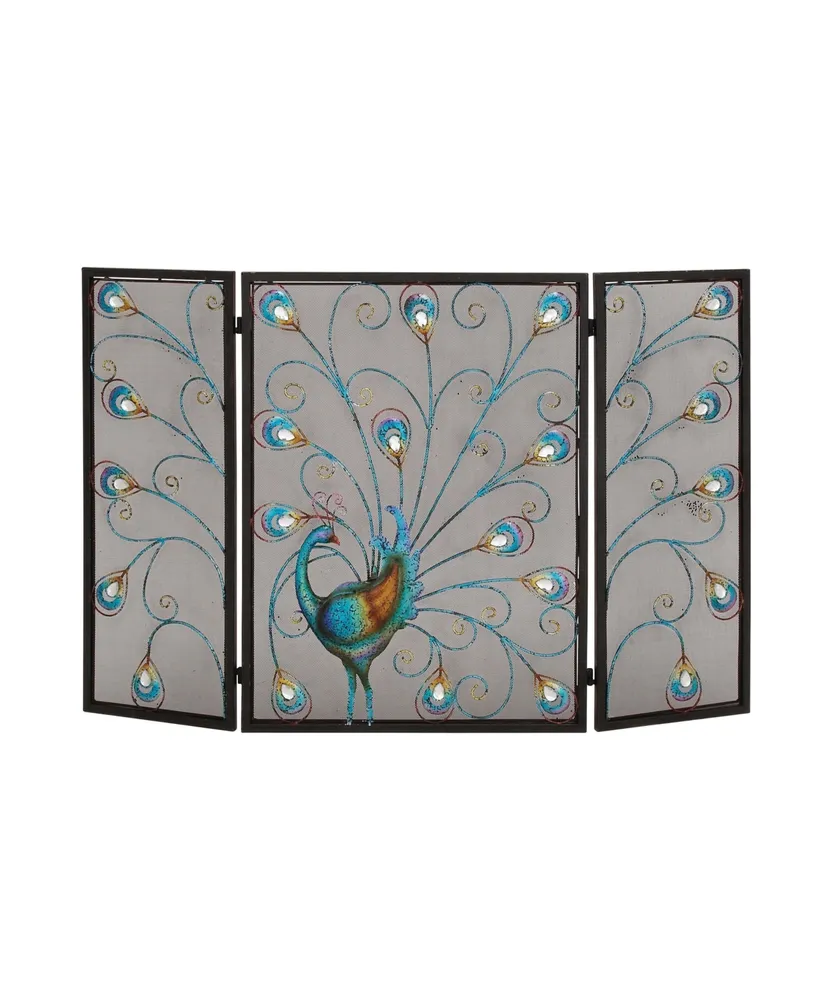 Eclectic Fireplace Screen