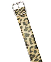 I.n.c. International Concepts Animal Print Panel Belt, Created for Macy's