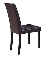 Megan Contemporary Dining Side Chairs, Set of 2