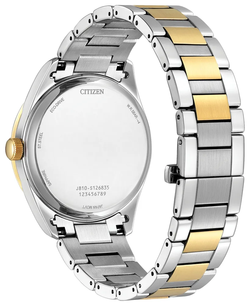 Citizen Men's Eco-Drive Arezzo Two-Tone Stainless Steel Bracelet Watch 40mm - Two