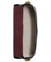 Coach Soft Tabby Leather Shoulder Bag with Removable Crossbody Strap