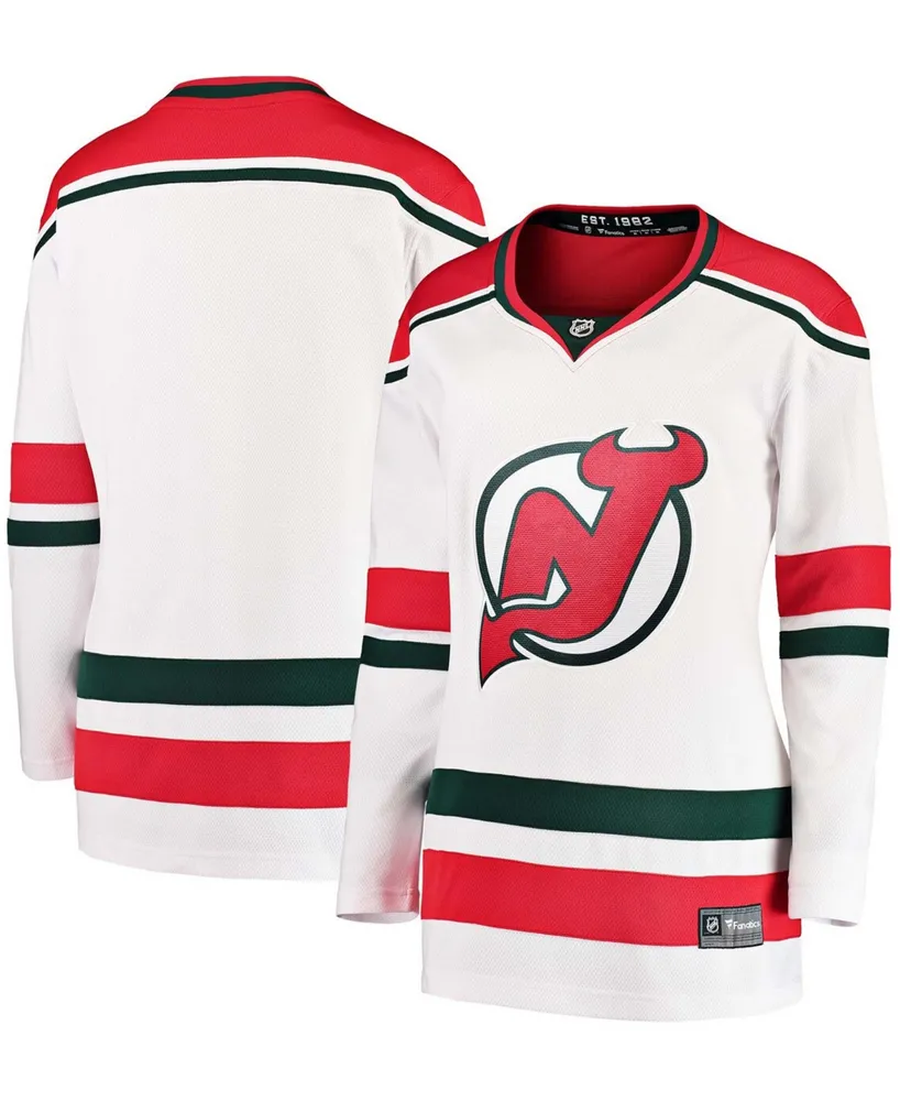 Women's Fanatics White New Jersey Devils 2022/23 Heritage Premier Breakaway