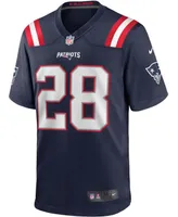 Men's James White Navy New England Patriots Game Jersey