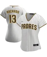 Women's Manny Machado White and Brown San Diego Padres Home Replica Player Jersey