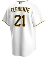 Men's Roberto Clemente White Pittsburgh Pirates Home Replica Player Name Jersey