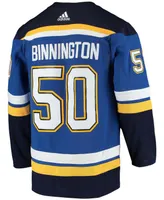 Men's Jordan Binnington Blue St. Louis Blues Home Authentic Player Jersey