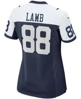 Women's CeeDee Lamb Navy Dallas Cowboys Alternate Game Team Jersey