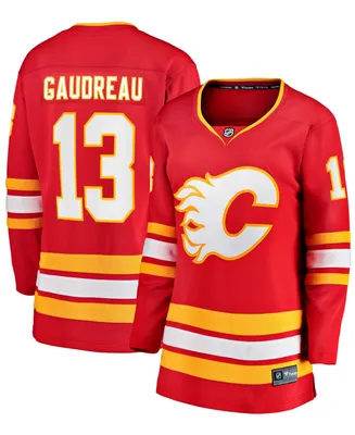 Women's Johnny Gaudreau Red Calgary Flames 2020/21 Home Premier Breakaway Player Jersey