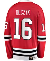 Men's Eddie Olczyk Red Chicago Blackhawks Premier Breakaway Retired Player Jersey